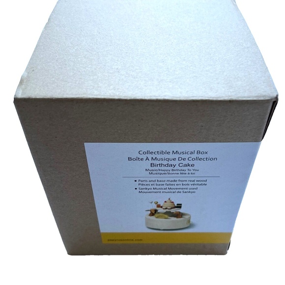 Wonderful Life Collectible Music Box Birthday Cake New in Opened box - Picture 2 of 8